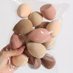 TEMU 9개 랜덤 색상 및 모양 뷰티 스펀지, 파운데이션 혼합 스펀지 세트, 액체, 크림 및 파우더에 적합, 라텍스 프리 듀얼 사용 습식 및 건식 메이크업 파우더 퍼프, 모든 피부 타입에 적합