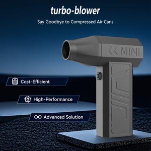 TEMU 휴대용 팬, 90,000 RPM 전기 공기 분사기, 제트 헤어 드라이어, 슈퍼 제트 팬 송풍기, 포터블 미니 제트 헤어 드라이어, 4000mAh 리튬 배터리, ABS 재질, 눈 불기, 바비큐 점화, 자동차 청소, 애완동물 털 건조, 수영 링 팽창, 키보드 청소|키보드|차량용선풍기
