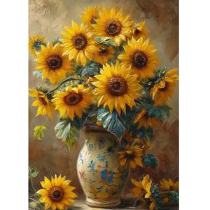 TEMU 도자기 키트, 11.81x15.75 인치, 5D 풀 드릴 아트, 원형 모양, 아크릴 (PMMA) 재질, 완전한 도구 세트 포함, 성인 초보자용, 휴일 수공예 벽 장식, DIY 캔버스, 홈 데코 선물