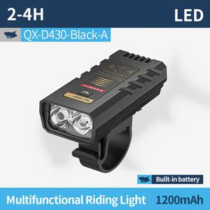 TEMU 스마일링 샤크 QXD430 LED 자전거 라이트 - 초밝은 USB 충전식 전면 조명, 고투과 아크릴 렌즈, 4가지 모드(침투, 충전 가능, 장시간 사용, 방수), 야간 사이클링 및 라이딩에 이상적, 안전한 핸들바 마운트 포함 | USB 충전식 라이트, 바이커 액세서리