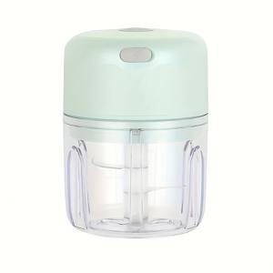 TEMU 1개 전동 미니 다지기 - USB 충전식 8.45oz 휴대용 식품 가공기, 3날 스테인리스 블레이드, 1200 RPM 모터, 양파·고추·생강 절단용, 주방 & 캠핑 도구, 생일 선물 추천, 음식 다지기 및 썰기, 컴팩트 디자인, 내구성 강화, 바쁜 전문가용
