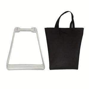TEMU 1pc 접이식 캠핑 상자 스탠드, 14ft 스테인레스 스틸 야외 보관 랙, 커피 상자용 휴대용 방습 지원 브래킷, 목재 판으로 다목적 빠른 설정 선반, 캠핑 액세서리, 상자, 캐비닛, 야외 보관용 랙|폴딩박스