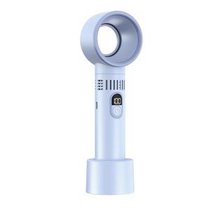 TEMU USB 충전식 휴대용 핸드헬드 팬 - 1200mAh, 강력한 바람, 잎 없는 안전, 긴 배터리 수명, 가정, 사무실, 침실, 야외 사용에 이상적, 눈썹 연장 건조기, 사무실 필수품 | 현대 미적 | 내구성 있는 구조
