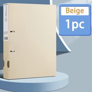 TEMU 1개, A4 크기, 2구멍 D링 바인더가 있는 PP 폴더, 플라스틱 파일 정리함, 사무용품, 보관 보관함, 가정 및 사무실 사용을 위한 튼튼한 파일 폴더