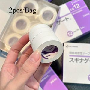 TEMU 2롤 속눈썹 연장 테이프 - 무향 접착 스트립, 메이크업 및 결혼 준비용, 쉽게 붙이고 떼는 보안 홀드 뷰티 테이프