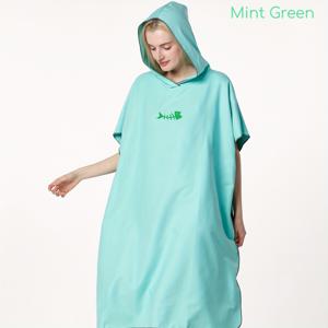 TEMU 울트라-소프트 마이크로화이버 퀵-드라이 후드 목욕 가운 - 수영 및 서핑에 완벽한 흡수 비치 타월|비치타올|샤워가운