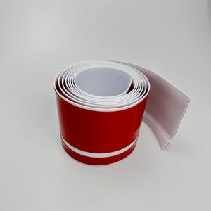 TEMU 1개 자체 접착형 부드러운 PVC 유연한 베이스보드, 8cm x 2m - 튼튼한 비닐 벽 및 바닥 스커트 라인, 홈 개선을 위한 쉬운 설치 코브 베이스