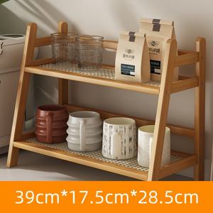 TEMU 1pc 보관 랙, 컵 랙, 메이크업 랙, 테이블탑 컵 홀더, 욕실, 거실, 공부 데스크 정리함, 오픈 스토리지, 나무 재질, 나무, 인공 보드, 방, 욕실, 거실, 공부 데스크를 위한 비전기 사용