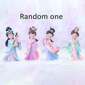 TEMU 중국 스타일 캐릭터 장식 선물 컬렉션 귀여운 인형, 트렌디한 데스크탑 오너먼트 인형 액세서리 귀여운 패션 선물