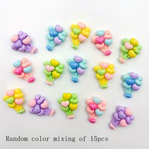 TEMU 15개 컬러풀 마카롱 모양 플랫백 레진 참 - 파스텔 DIY 공예 장식, 주얼리 만들기용, 키체인, 헤어 액세서리 - 일본 한국 스타일의 기발한 데코 스티커, 트렌디한 디자인, 재미있는 공예 용품
