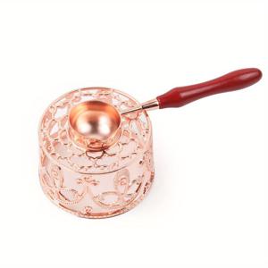 TEMU 보석 만들기용 왁스 실링 워머 및 스푼이 포함된 왁스 씰링 스탬프 키트, 비즈 몰딩 재료|실링왁스