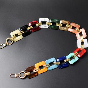 TEMU 가방용 DIY 가방 만들기, 가방 스트랩 액세서리, 가방 액세서리, DIY 지갑 만들기용 아크릴 혼합 금색 고품질 체인