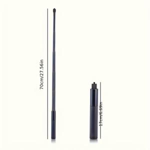 TEMU 1개 Insta360 RSX3 투명 연장 폴, 알루미늄 합금 스포츠 카메라 라이브 블로그 셀카 스틱, 1/4 나선형 마운트, 배터리 없음 - 내구성 및 휴대성