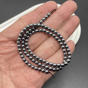 TEMU 1줄 4-12mm 테라헤르츠 라운드 비즈 루스 스페이서 비즈 실버 합성 보석 원석 DIY 주얼리 만들기 팔찌 펜던트 목걸이 핸드메이드 액세서리 공예 재료|비즈목걸이