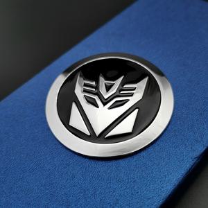 TEMU 3D 트랜스포머스 Bumblebee 엠블럼 - 순금자연합 합금 자동차 및 스티커, 자체 접착, 거울 마감, 팬을 위한 수집용 액세서리 | 3D 배지 | 금속적인 외관