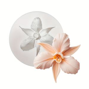 TEMU 캐틀리아 난초 꽃 실리콘 몰드 - 레진 주조용, DIY 쥬얼리 및 왁스 공예 - 홈 데코, 선물, 봄 축제에 완벽함