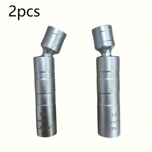 TEMU 14mm 및 16mm 얇은 벽 자석 래칫 소켓 - 24시간 사용 가능, 3/8