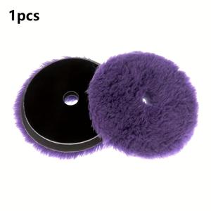TEMU 150Mm 벨벳 폴리싱 패드 1개, 6인치 자동차 벨벳 폴리싱 패드, 고품질 벨벳 커팅 패드, 자동차 페인트 폴리싱에 완벽합니다. 패드는 페인트 표면에 손상을 방지하기 위해 벨벳 소재로 제작되었습니다. 자동차, 유리, 가구에 쉽게 사용할 수 있도록 폴리셔에 패드를 부착하면 됩니다. DA 및 RO 기계와 호환됩니다.