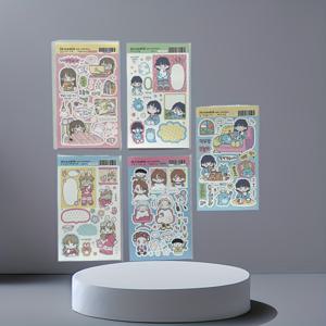 TEMU 5개/10개 귀여운 만화 캐릭터 스티커 청년 소녀 캐릭터 스티커 인 스타일 Guka 노트북 DIY 스티커 노트북, 스케이트보드, 물병, 전화, 스크랩북 및 파티 선물에 적합합니다.