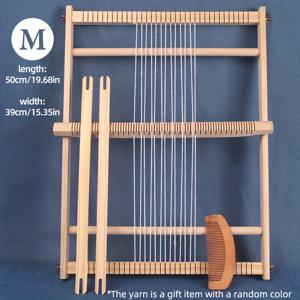TEMU 목재 직조기 DIY 창의적 성인용 실 뜨개질 기계 수제 태피스트리 실 제작 도구