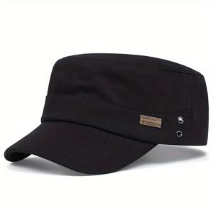 TEMU 1 Men'S HEYHAT 플랫 캡 햇빛 차단 캐주얼 모자 봄과 해변 파티용