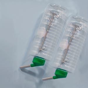 TEMU 2개, 33.81oz 7.87인치 튼튼한 매달리는 토끼 물병 - 쉬운 접근, 쉬운 청소 플라스틱으로 수분 공급 및 편의성