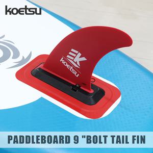 TEMU KOETSU 9인치 볼트 테일 핀 패들보드용 - 슬라이드인, 퀵리리스 디자인, 생생한 레드 또는 블루, 서핑보드 및 SUP 호환 - 안정성 및 제어 향상, 튼튼한 나일론, SUP 보드 핀|퀵리리스 핀|튼튼한 나일론 핀