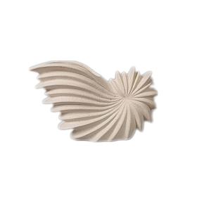 TEMU 현대적인 조개 디자인 세라믹 화병, 북유럽 스타일 예술적인 장식용 꽃병, 홈 데코용, 수경재배 및 꽃꽂이용, 줄무늬 패턴, 배터리 필요 없음 - 완벽한 휴일 선물
