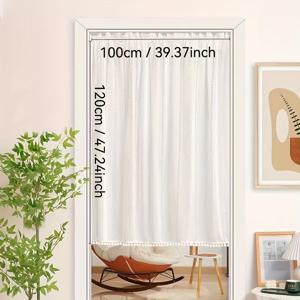 TEMU 1pc 프랑스 레이스 주방 작은 커튼 창 짧은 커튼 반 커튼 침실 발코니 도어 커튼 창 가제 커튼|커튼봉