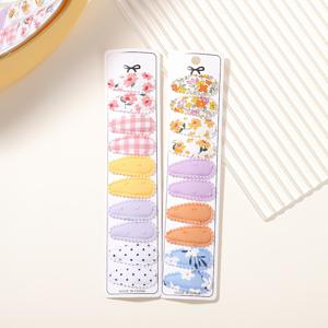TEMU 20pcs 귀여운 아기 소녀 물방울 모양의 헤어 클립 꽃 모자를 쓰고 있죠 헤어 액세서리|아기한복