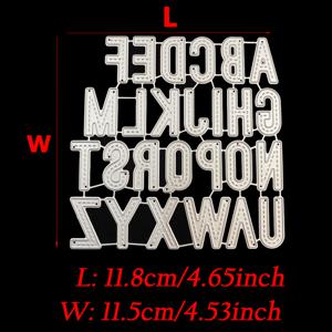 TEMU A부터 Z까지 알파벳 절단 dies, 탄소강 금속 die cuts, DIY 스크랩북, 앨범, 카드 만들기, 종이 공예, 문자 스텐실