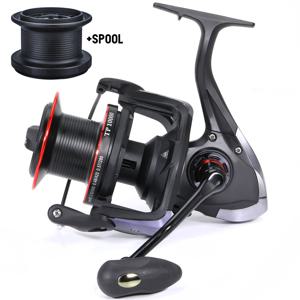 TEMU 소우가일랑 8000/9000/10000 시리즈 스피닝 낚시릴 - 최대 드래그 20kg, 13+1BB 카본 파이버 해수 및 민물용 대형 게임 피쉬 릴 에르고노믹 핸들 (블랙), 내구성 있는 낚시 장비, 크리스마스 선물로 최고, 추수감사절에 완벽