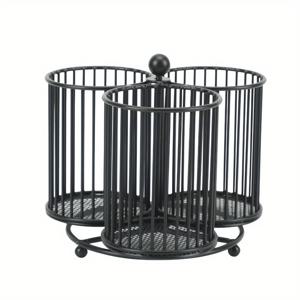 TEMU 식기 건조대 1개, 가정용 360도 회전식 수저 정리함, 카운터 상 3/4칸 칼날 보관함, 주방 카운터, 캐비닛 및 선반용, 주방 정리 및 보관용품, 주방 용품