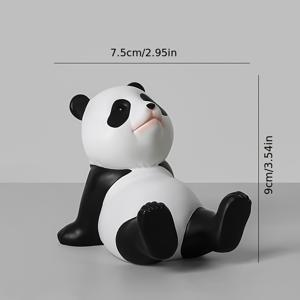 TEMU 귀여운 크리 에이 티브 데스크탑 장식 사무실 좋은 선물 장식 팬더 데스크탑 휴대 전화 태블릿 홀더 남자 휴대 전화 스탠드 여자 친구/남자 친구 생일 선물
