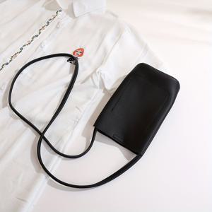 TEMU 여성용 스타일리시 미니 크로스바디 폰 백 - 부드럽고 가벼우며 내구성 있는, 조절 가능한 스트랩이 있는 블랙, 일상 및 출퇴근용으로 완벽한, 폰 지갑|크로스백|미니크로스백|핸드폰가방