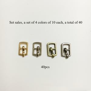 TEMU 빈티지 스타일 미니 메탈 버클 40개 - 다목적 인형 벨트 버클, 신발 및 DIY 액세서리