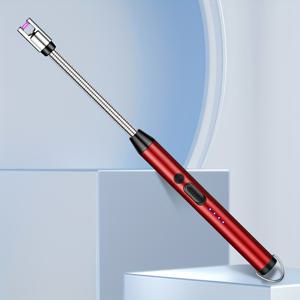TEMU 1pc GTYORUS 펄스 점화기 USB 충전식 전기 아크 라이터, 방풍 주방 스토브 야외 스파크 스틱, 리튬 배터리, 야외 주방 도구 연기 액세서리 성인용