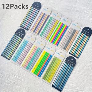 TEMU 12장/8장 분량의 학생용 초장형 색인 스티커, 독서 라벨, 사무실 표시, 책 주석 태그, 투명 방수 스티커 노트, 접착 라벨.