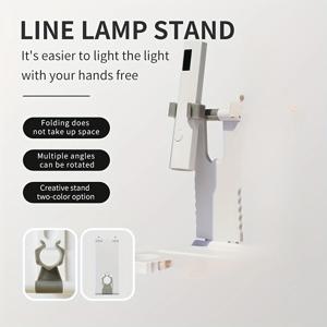 TEMU 젤 스탠드가 있는 2-in-1 LED 네일 램프 - USB 충전식 휴대용 글리터 가공 라이트, 젤 네일 및 발톱용 LCD 디스플레이, 리튬 배터리, 네일 드라이어 포함
