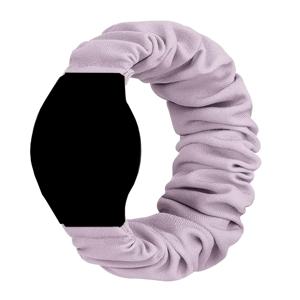 TEMU 여성의 우아한 단색 헤어 타이 스트랩, 20mm 밴드 7 6 5 4 FE 밴드 40mm 44mm/삼성 6 클래식 47mm 43mm/워치 5 프로 45mm/4 클래식 46mm 42mm, HW 워치 GT2/3 42mm, 샤오미 Huami Amazfit GTR