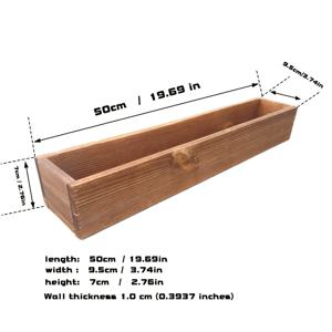 TEMU 경량 솔리드 우드 화분 - 모던 팜하우스, 실내/실외용 플랜터, 내추럴 브라운 우드, 공간 절약 디자인, 홈 오피스 발코니 장식, 쉬운 관리, 러스틱 매력, 부드러운 마감