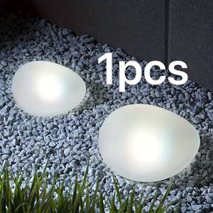 TEMU 1팩 태양광 LED 조명 - 고품질 장식용 정원등, 4개 LED 포함, 지면 설치 간편, 실내외 사용 가능, 정원·길가·수영장·웨딩 및 축제 장식에 이상적