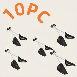 TEMU 발렌타인데이, 아버지의 날, 어머니의 날을 위한 완벽한 선물 - 스니커즈, 드레스 슈즈, 부츠용 내구성 있는 플라스틱 안티-주름 신발 트리 조절 가능 10개 세트, 인체공학적 디자인 및 안전 클립 포함