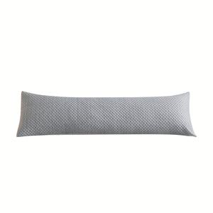 TEMU 1개 새로운 냉각 3D 콩 모양의 더블 베개 커버 (베개 삽입물 미포함), 크기 20.1×53.9In/15.8×57.1In/18.9×59.1In, 여름 냉각/ 부드러운 베개 커버, 여름 에어컨 방과 게스트 룸에 적합한 베개 보호대, 기계 세척 가능.|베개커버