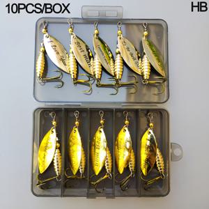 TEMU 10pcs 박스형, 황금 스푼 리어 세트 - 