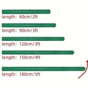 TEMU 4개 세트, 180cm/6ft 길이, 11mm 직경/0.036인치 두께 강화 및 연장 식물 지지대, 다양한 길이의 등반 트렐리스 그리드 프레임, 연결 파이프 없이 전체 배송 가능, 실내/야외 원예용, 토마토·오이·포도 덩굴식물, 온실, 꽃집, 가제보 건축 재료, 정원 스탠드 포스트, 기타 액세서리 링크에서 구매 가능