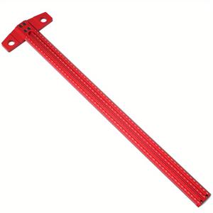 TEMU 1pc 300mm-500mm T-눈금자 정밀 마킹 알루미늄 합금 목공 스크라이브 마킹 게이지 교차 구멍 스크라이브 눈금자 측정 도구