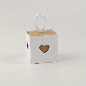 TEMU 50pcs, 러브 크래프트 종이 상자, 보석 포장 상자, 웨딩 기프트 박스, 웨딩 데코, 파티 기프트 박스, 생일 기프트 박스, 파티 선물, 생일 데코, 파티 기프트 데코, 파티 용품
