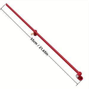 TEMU 1개 알루미늄 합금 목공 스크라이빙 게이지, 320mm/550mm 센터 파인더 눈금자, 확장 가능한 손잡이 & 레드 아노다이징 마감, 목공 및 선반 작업용 인체공학적 나침반, 그릇 및 공예 프로젝트용 정밀 마킹 도구, 선반 작업 | 확장 가능한 게이지 | 내구성 있는 구조, 목공 도구