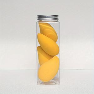 TEMU 4개 망고 모양 메이크업 스펀지 - 부드럽고, 습식 & 건식 사용 가능, 파라벤 프리, 모든 피부 타입에 적합한 파운데이션, 리퀴드 크림용